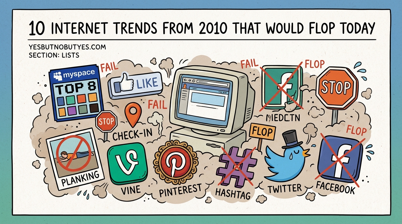 10 Internet Trends From 2010 That Would Flop Today — 1