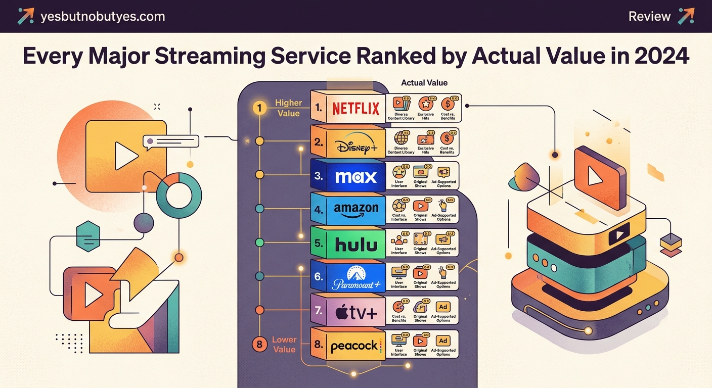 Every Major Streaming Service Ranked by Actual Value in 2024 — 1