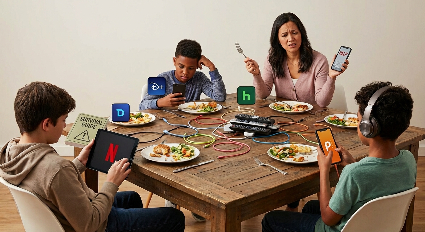 How to Survive Family Dinner When Everyone Has a Different Streaming Service