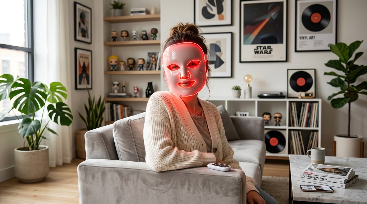 I Spent a Week Using the Celebrity-Approved Red Light Therapy Mask – Here’s the Truth